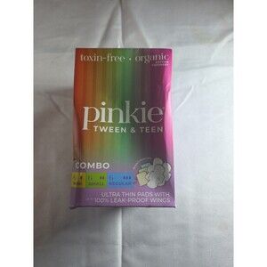 NEW! PINKIE TWEEN & TEEN Combo (6) Mini (6) Small & (6) Regular Ultra Thin Pads
